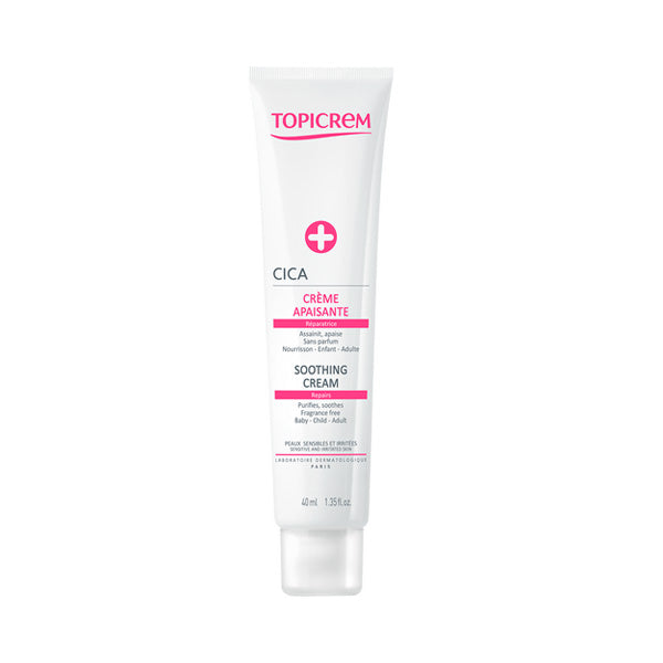 Topicrem Cica Soothing Cream 40ml repairing calming skincare cream Health Boutique