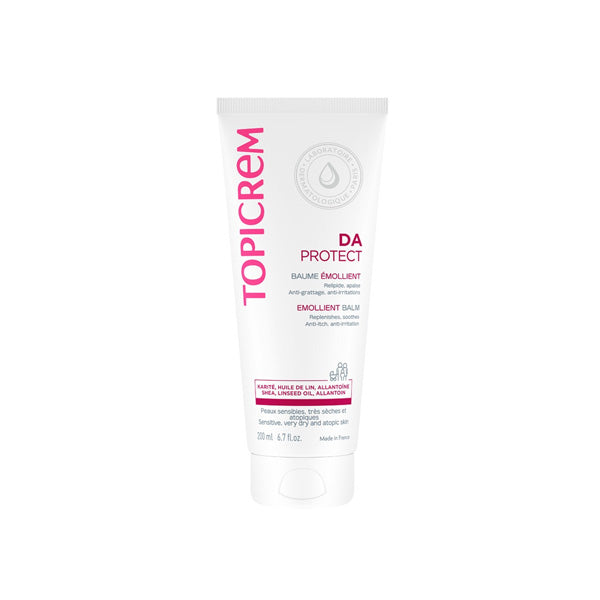 Topicrem DA Emollient Balm 200ml face and body moisturizer dry skin Health Boutique
