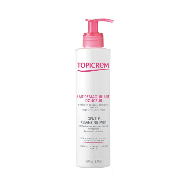 Topicrem Gentle Cleansing Milk 200ml hydrating facial cleanser Health Boutique