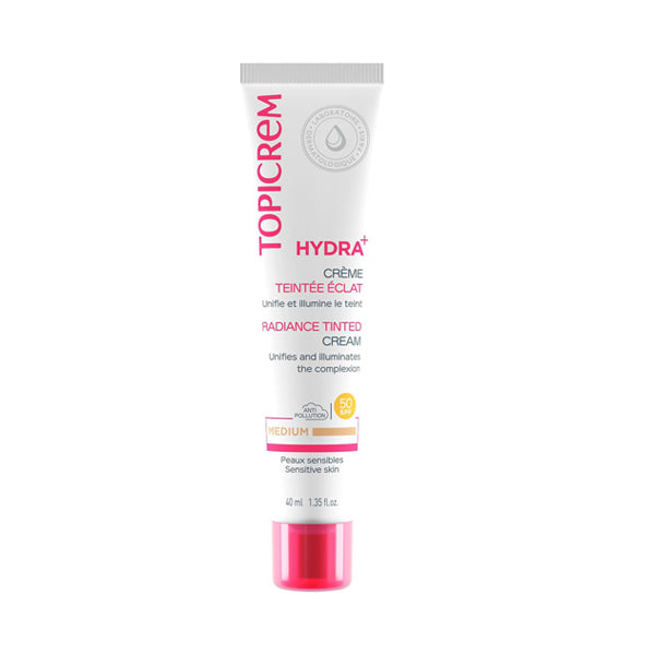Topicrem Hydra Plus Radiance Tinted Cream Medium 40ml Health Boutique