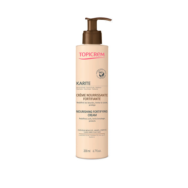 Topicrem Karite Nourishing Fortifying Cream 200ml shea butter hair treatment Health Boutique