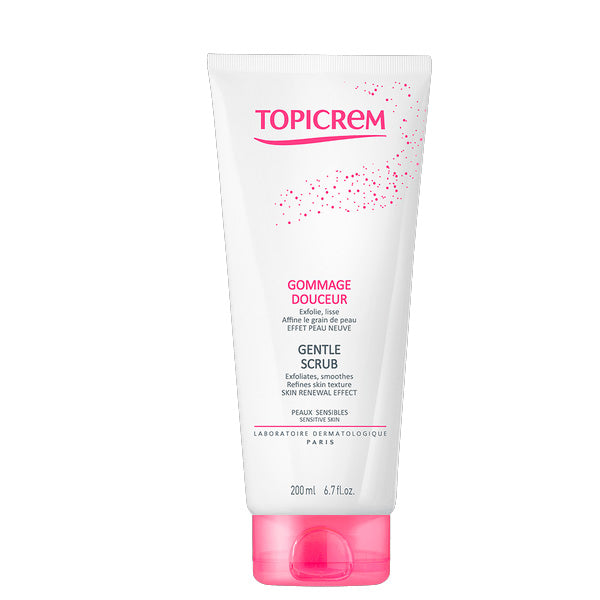 Topicrem Ultra Gentle Scrub face and body exfoliator 200ml Health Boutique