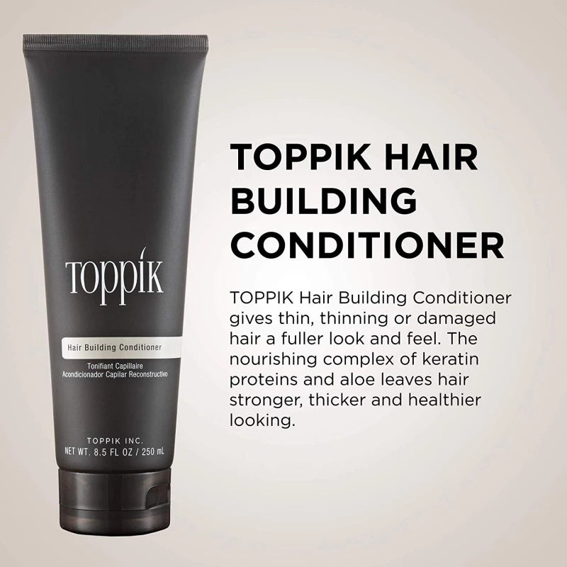 Toppik Hair Building Conditioner keratin hydrating conditioner for dry thinning hair 250ml Health Boutique