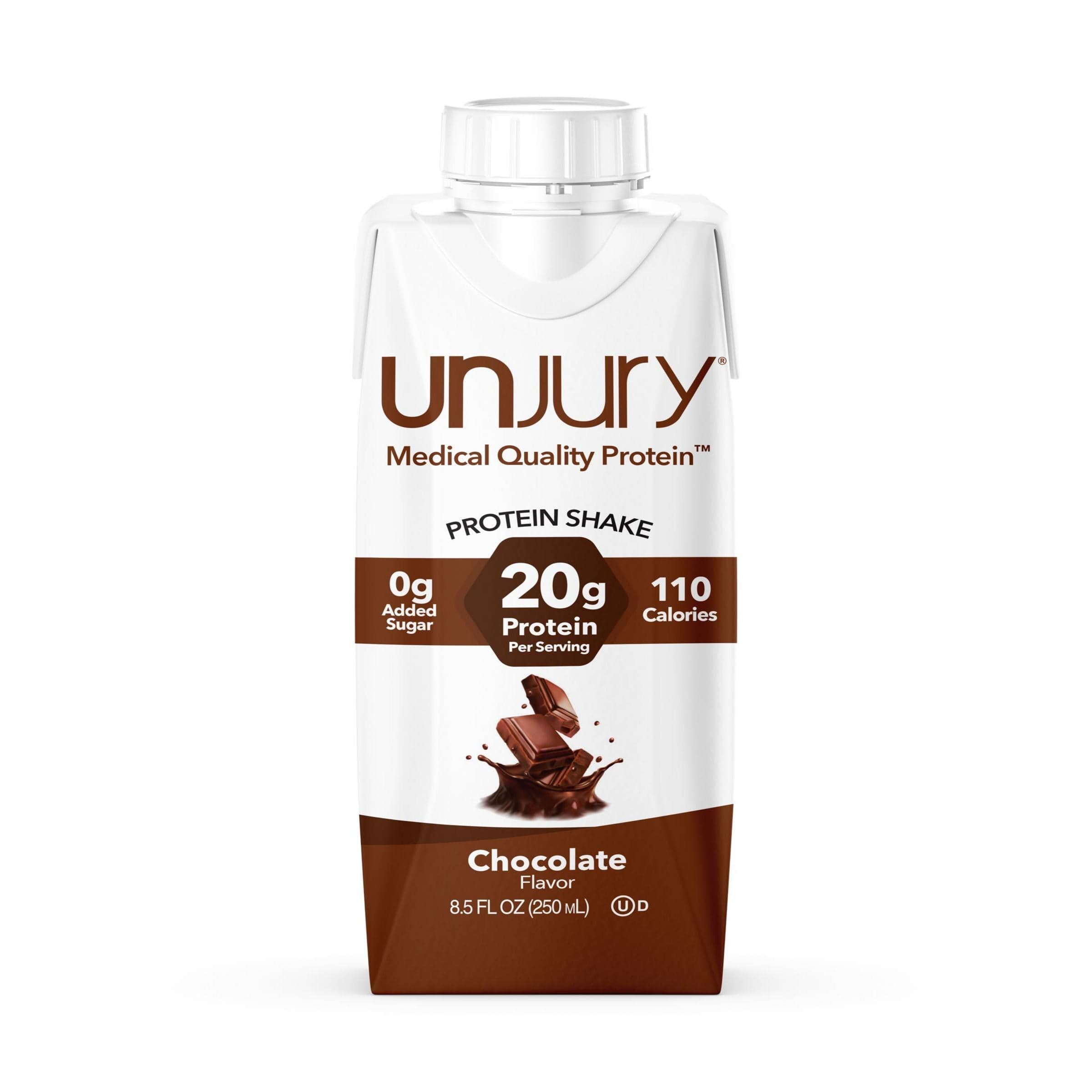 Unjury Rich Chocolate High Protein Shake - Ready-to-Drink 8.5 oz Bottle