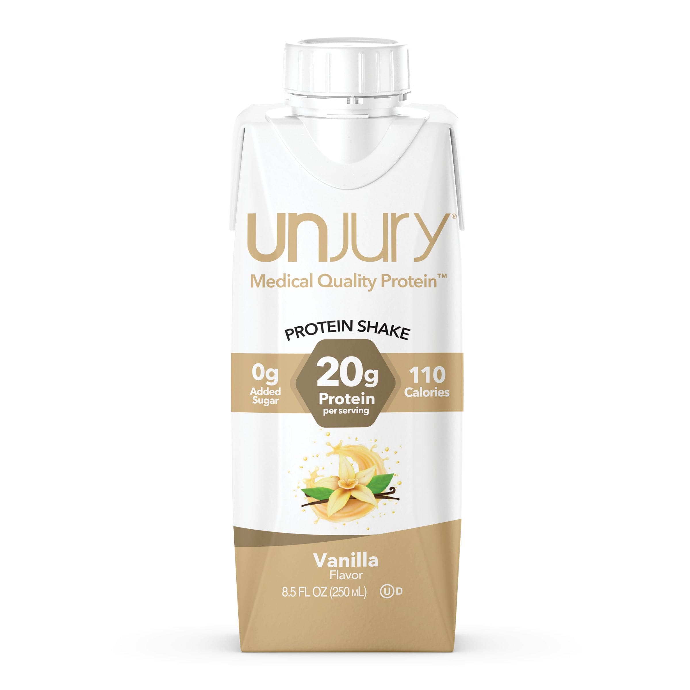 Unjury Vanilla High Protein Shake - Ready-To-Drink 8.5 Oz Bottle