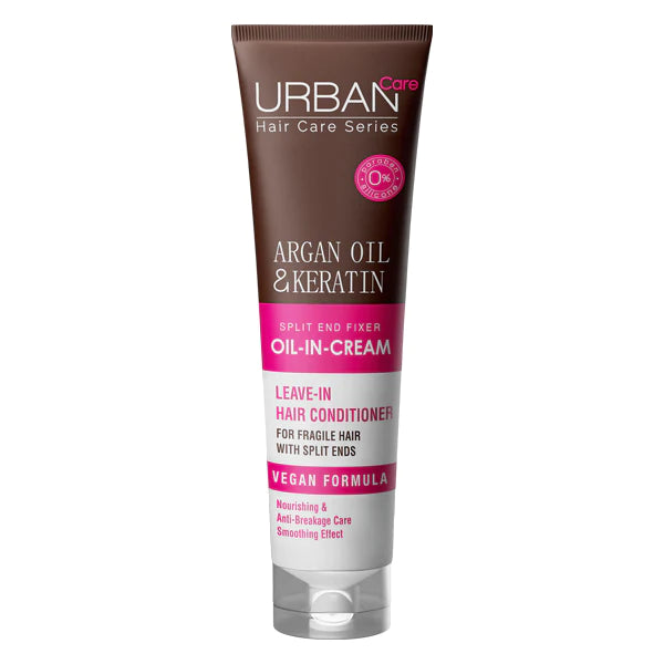 URBAN CARE ARGAN OIL & KERATIN COLOR PROTECTION-OIL IN-CREAM 150ml