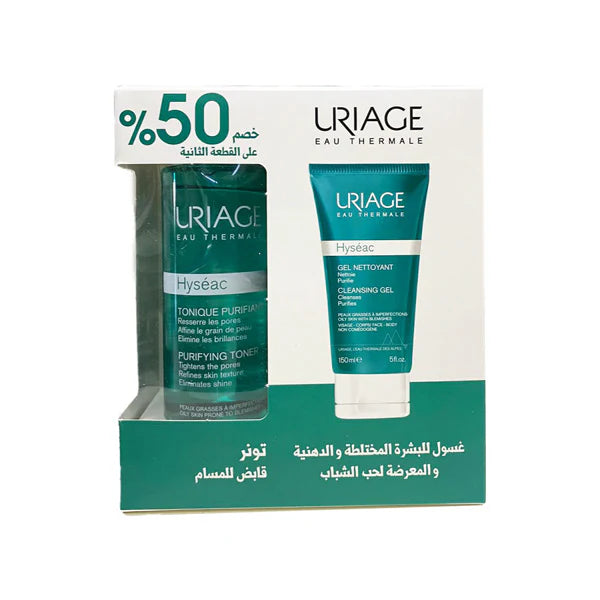 Uriage Hyseac Gel 150 Ml +Hyseac Toner 50% Off - haelth boutique