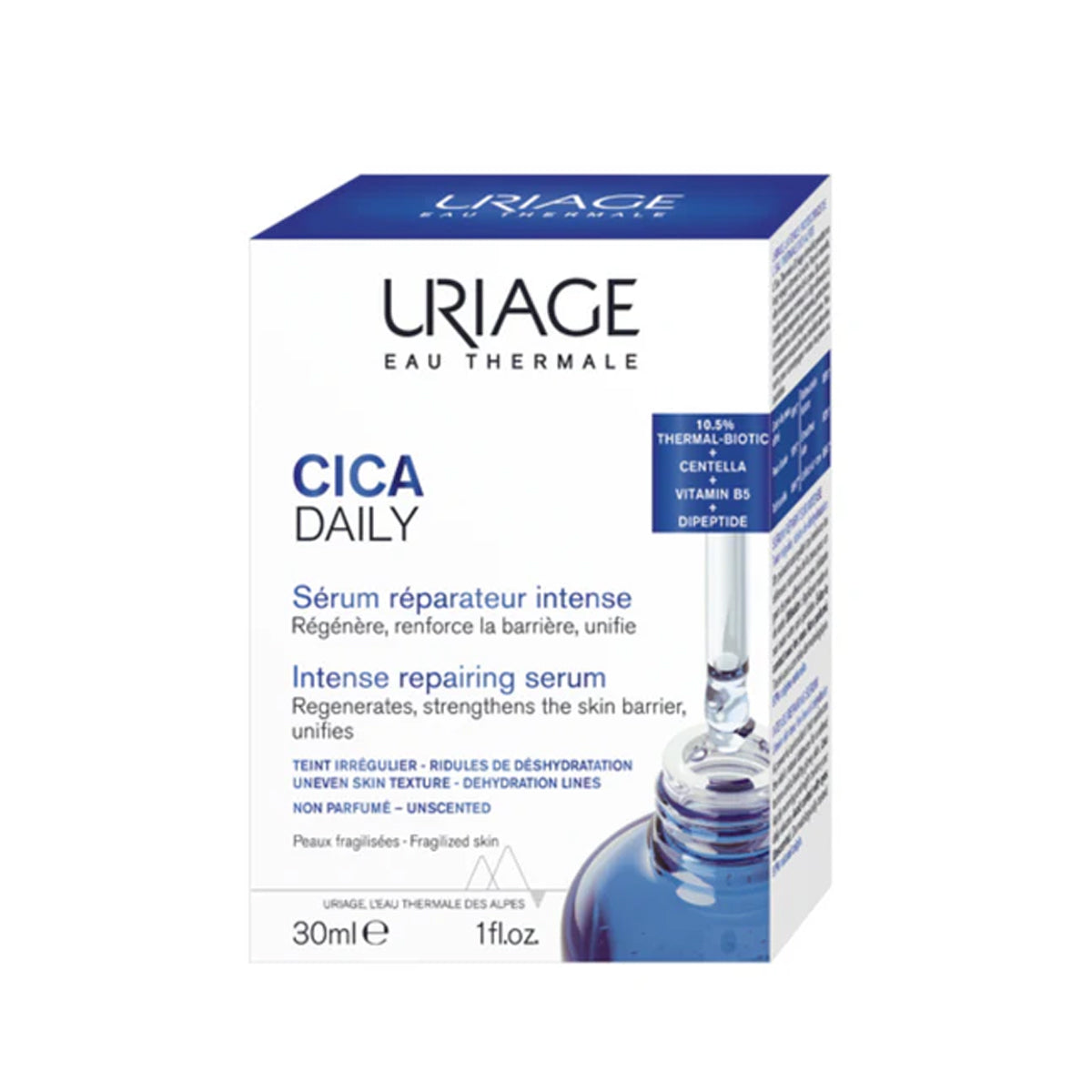 Uriage Cica-Daily Intense Repairing Serum 30ml barrier repair serum for sensitive and irritated skin Health Boutique