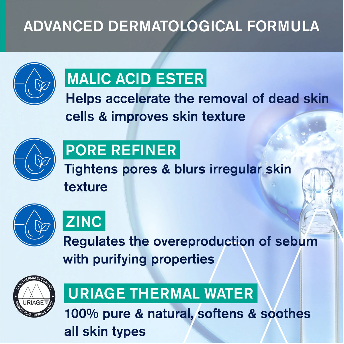 Uriage Hyséac Purifying Peel Off Mask 50ml clay mask for oily acne prone skin deep pore cleansing Health Boutique