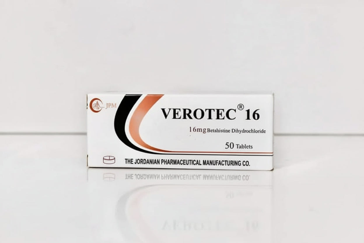 Verotec 16mg tablets betahistine vertigo dizziness inner ear balance treatment Health Boutique