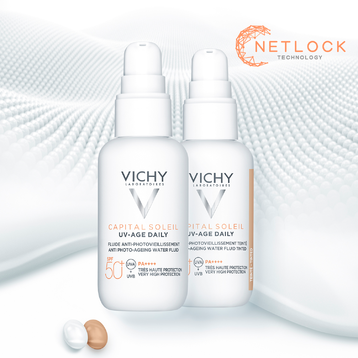 Vichy Capital Soleil Uv-Age Daily SPF50+ Water Fluide Anti Photoaging 40ml Tinted