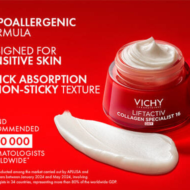 Vichy Liftactiv Collagen Specialist Day Cream Peptides Vitamin C Anti Aging Moisturizer 50ml Health Boutique