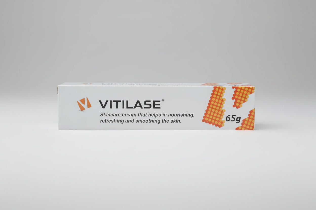 Vitilase cream pseudocatalase vitiligo treatment skin pigmentation antioxidant vitamin E C skin repair depigmentation support Health Boutique