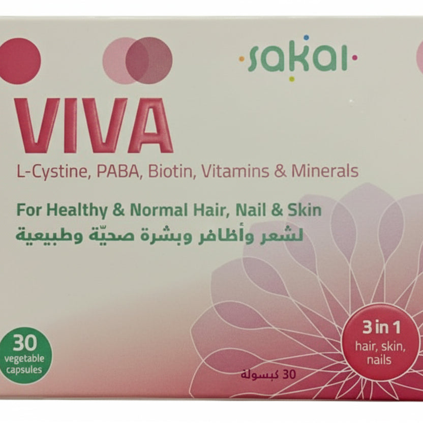 Viva Natural Hair Skin and Nail 30 capsules by beauty supplement box