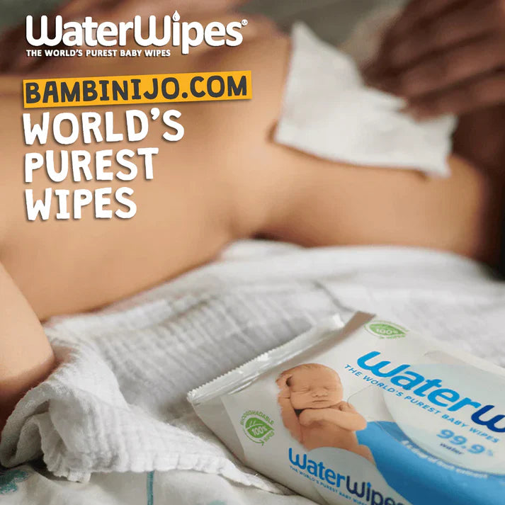 WaterWipes Baby Wet Wipes 60 count – 99.9% purified water unscented biodegradable wipes for sensitive and newborn skin | health boutique Jordan