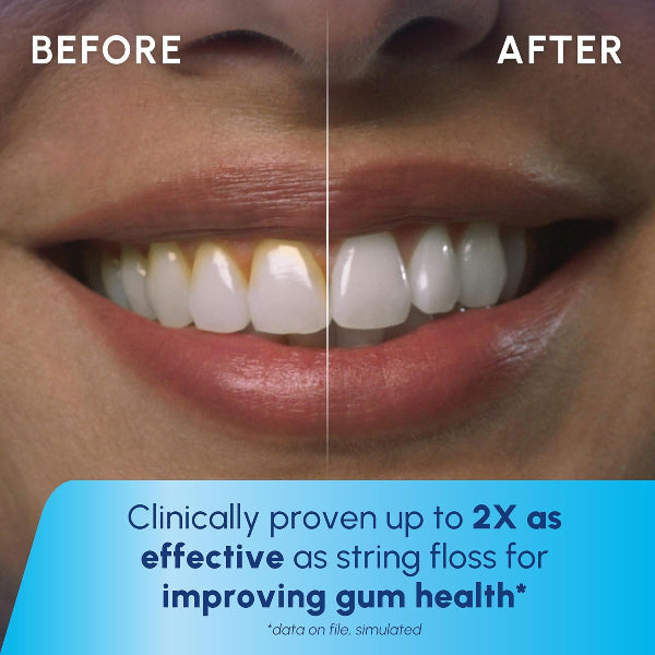 Waterpik Cordless Pulse WF-20 White – rechargeable portable water flosser for teeth, gums & braces, ADA accepted, available at HealthBoutiqueJo.com. Jordan