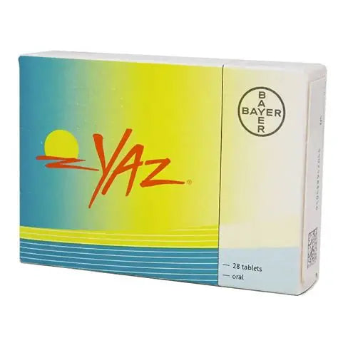 Yaz tablets drospirenone ethinylestradiol combined oral contraceptive 28 day pack