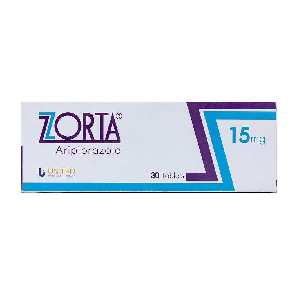 ZORTA® 15 MG (30 Tablets) – Aripiprazole Antipsychotic Therapy