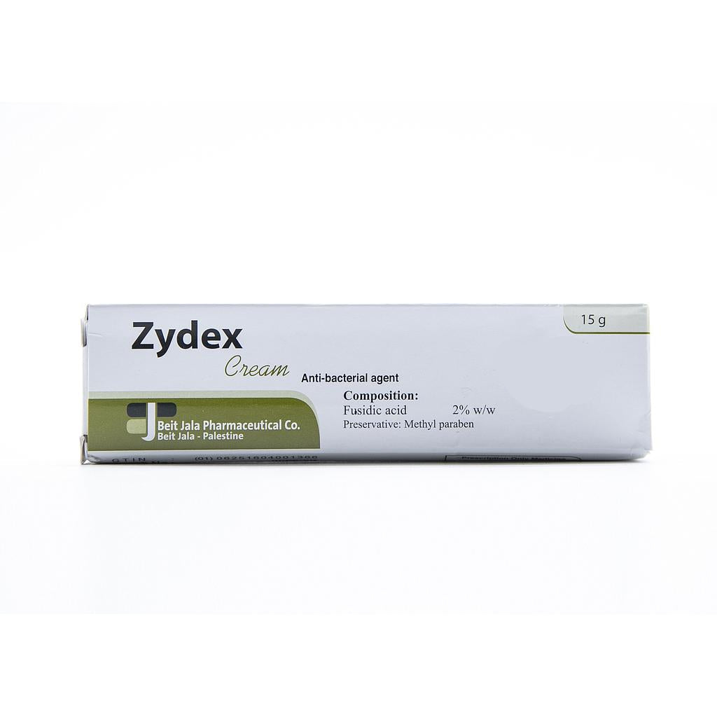 Zydex fusidic acid antibiotic skin cream 2 percent 15 g tube Health Boutique