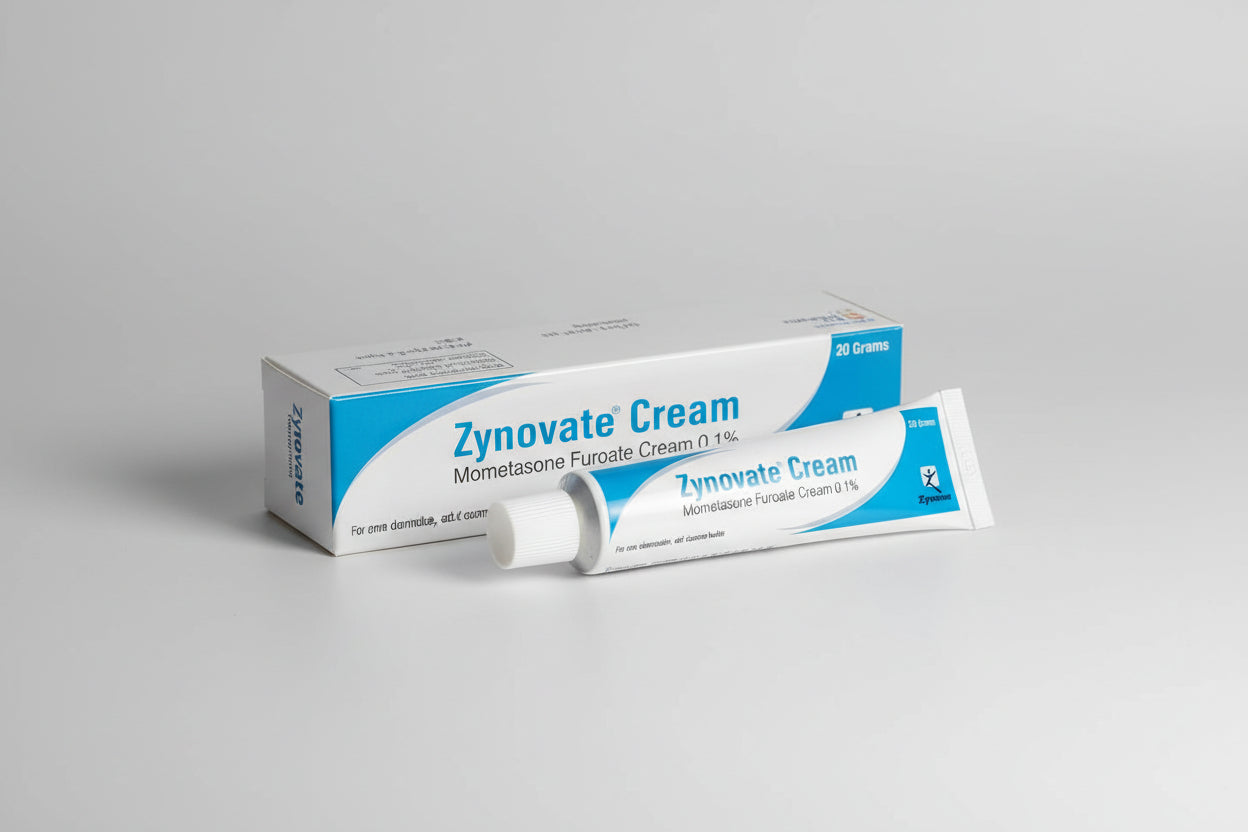 Zynovate mometasone furoate 0.1 percent topical corticosteroid skin cream 30 g tube Health Boutique