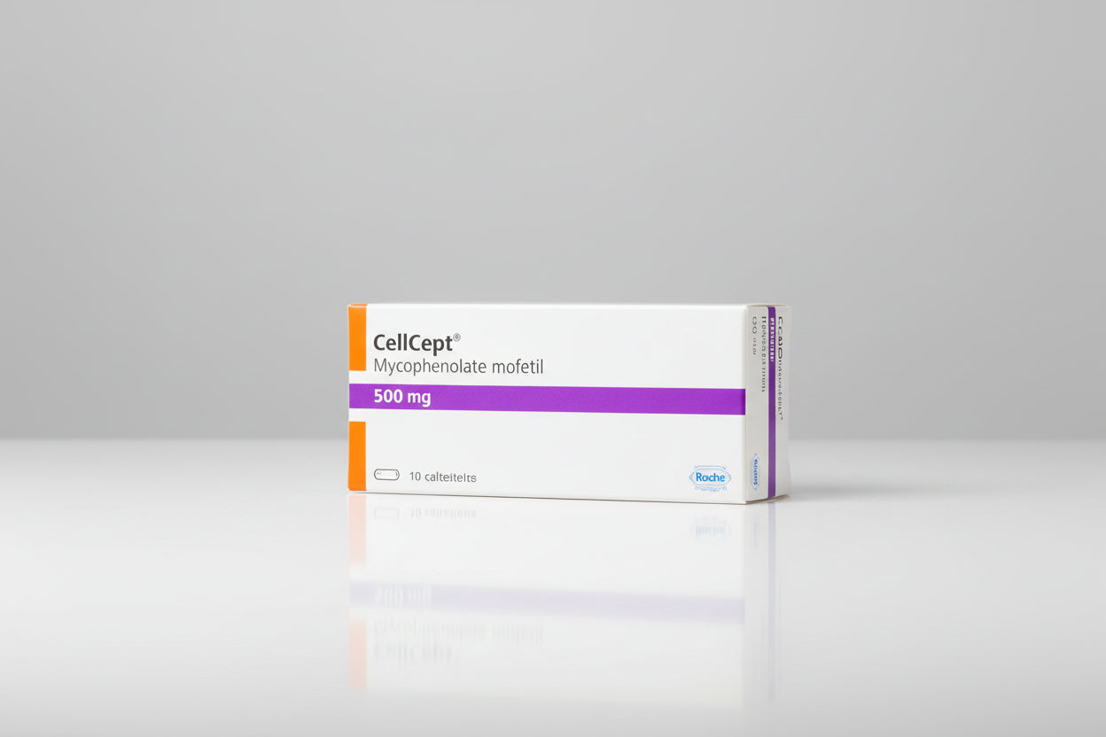CellCept 500 mg mycophenolate mofetil immunosuppressant tablets - Health Boutique Jordan