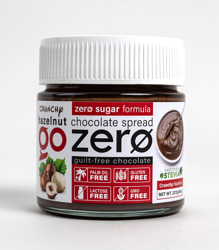 Go Zero Crunchy Hazelnut Chocolate Spread Sugar Free -health boutique