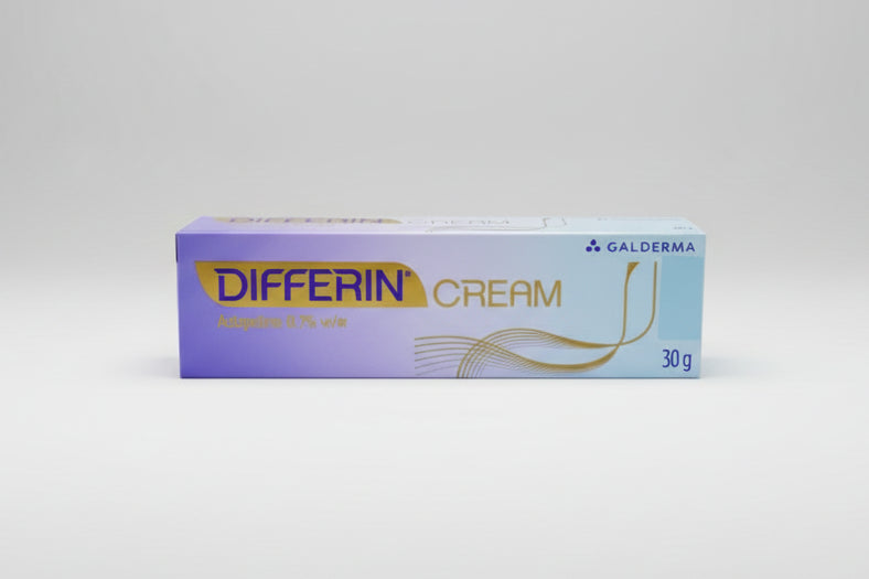 Differin 0.1% cream 30 g adapalene topical acne treatment