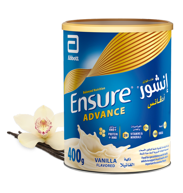 Ensure Advance 400 g balanced nutrition powder for muscle, immunity, and energy