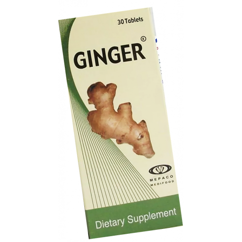 Mepaco Ginger 400mg – 30 Tablets – Digestive Health Supplement – HealthBoutiqueJo.com