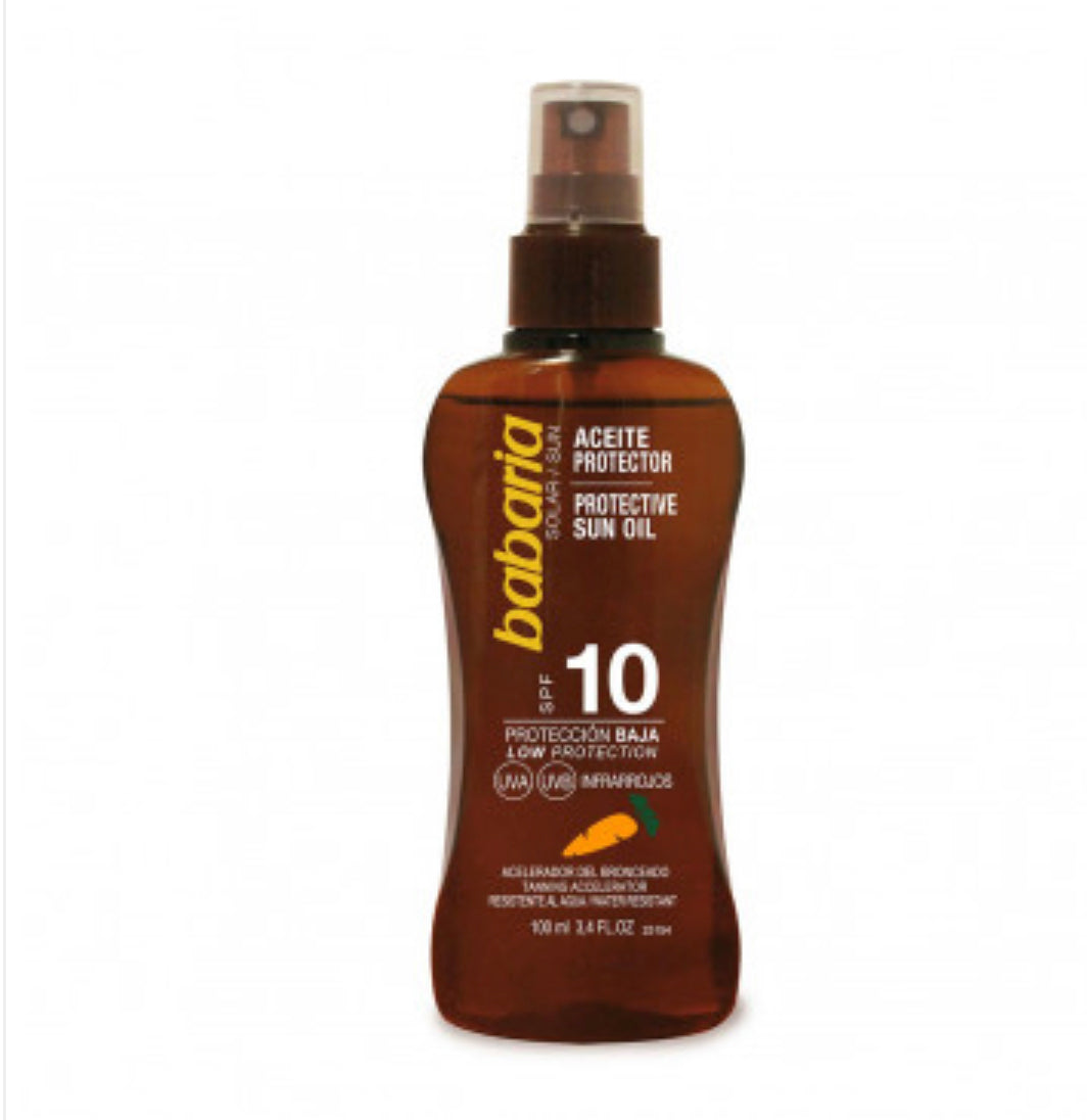 BABARIA TANNING OIL SPF 10