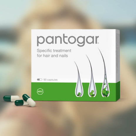 Pantogar Hair Vitamins 90 Capsules – clinically formulated supplement to support hair growth, reduce hair loss, and strengthen nails, available at HealthBoutiqueJo.com with fast delivery jordan gcc