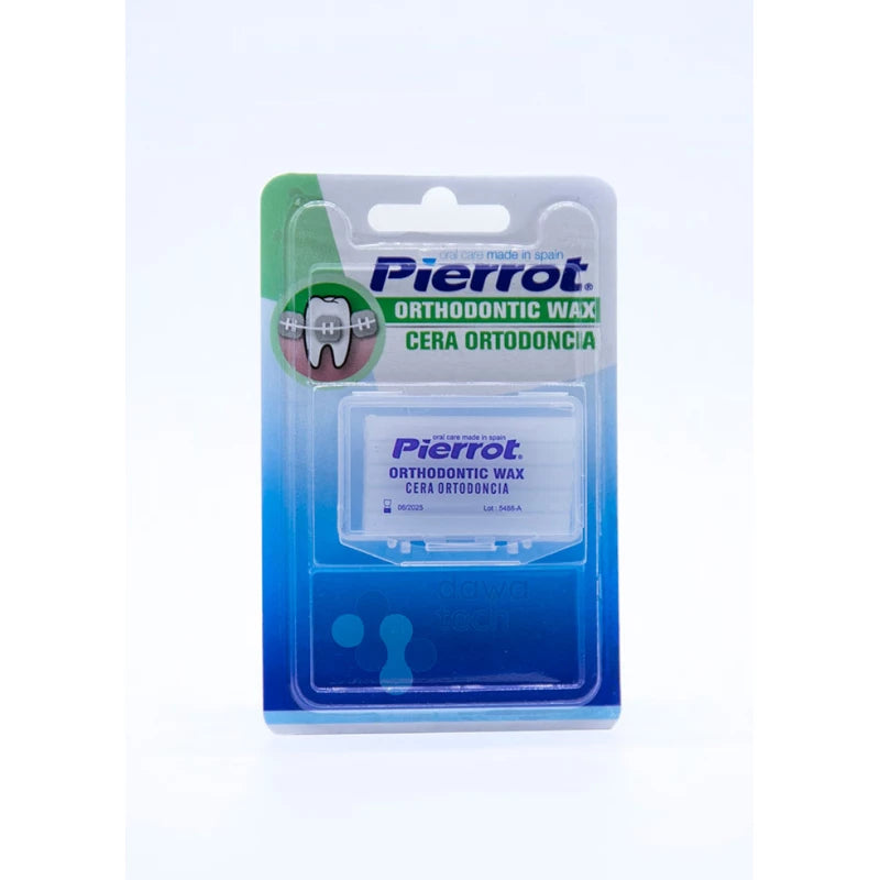 Pierrot Wax Ortho X5 Orthodontic Relief Wax for Braces and Dental Appliances, Clear, 1 Pack