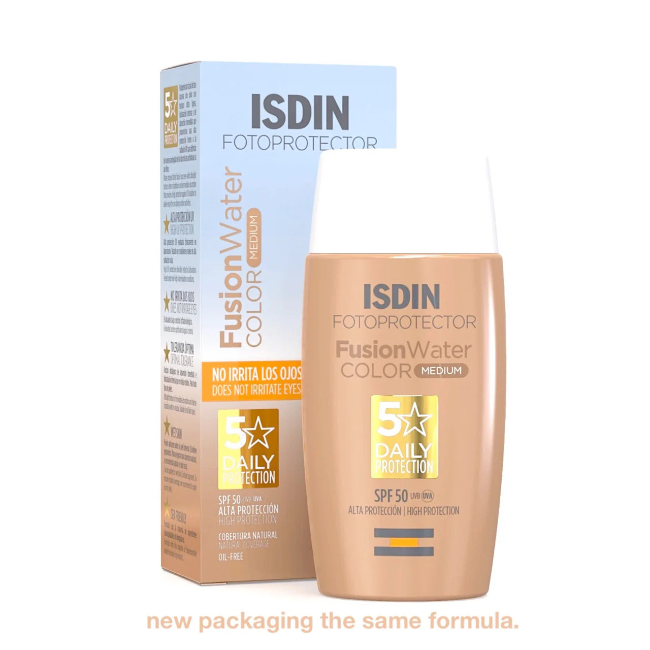ISDIN fotoprotector fusion water color medium SPF50 50ml-health bouitque