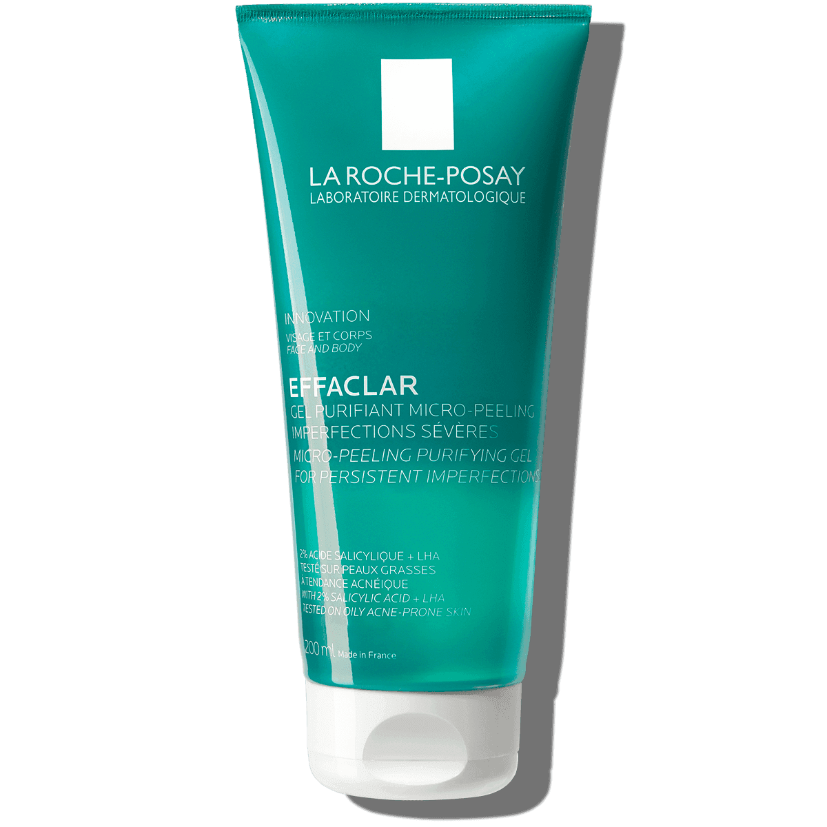 La Roche-Posay EFFACLAR MICRO-PEELING PURIFYING GEL FACE AND BODY CLEANSER 200ml