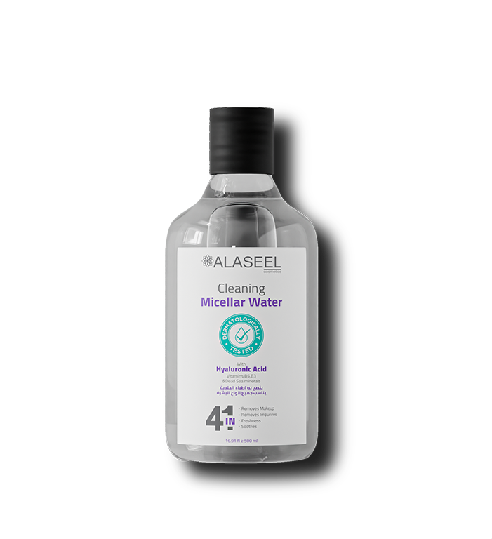 Alaseel Brand Gentle Micellar Water Makeup Remover for Face and Eyes