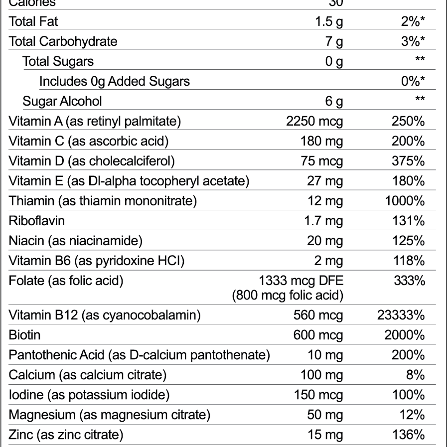 BARIATRIC FUSION Mixed Berry Bariatric Multivitamin Soft Chew