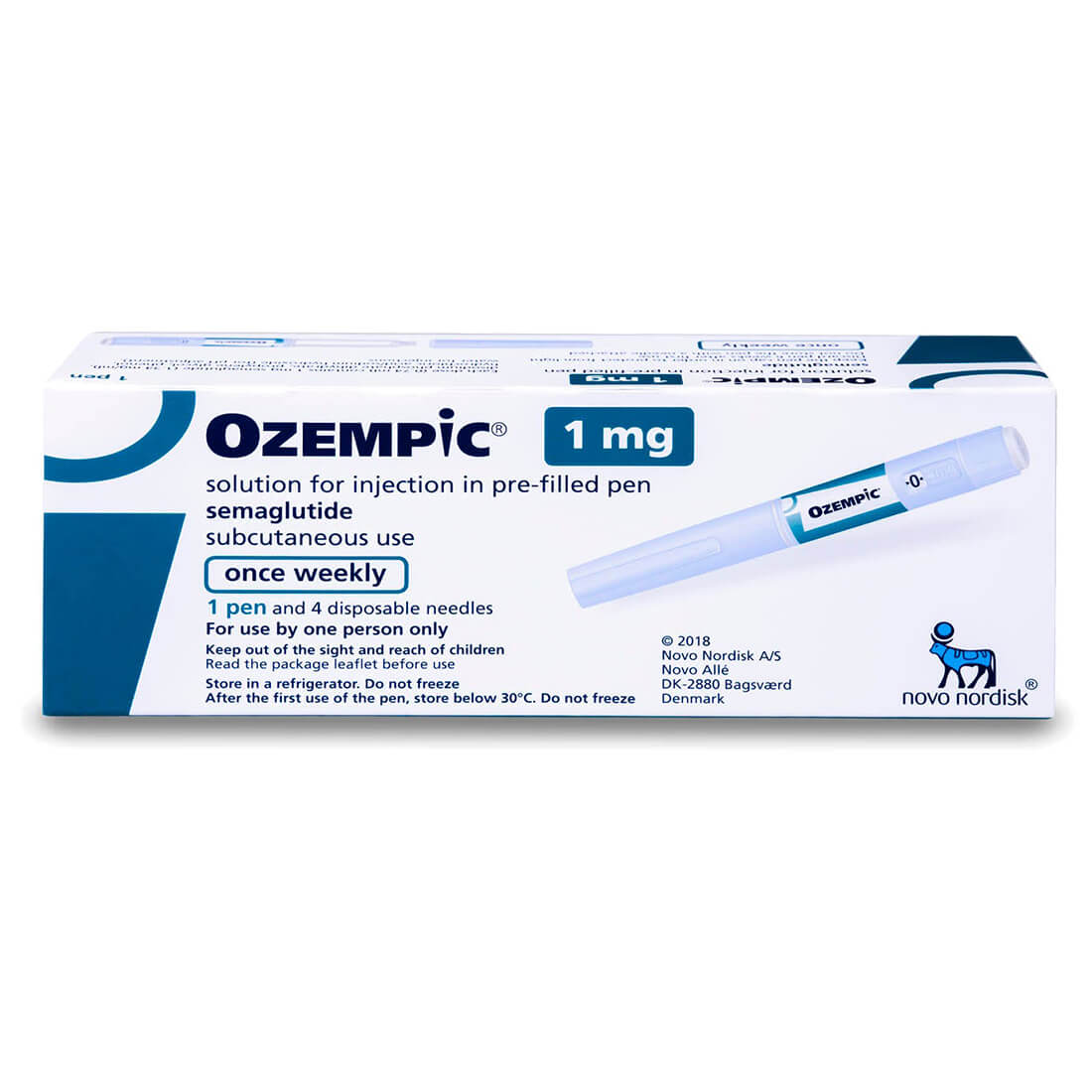 Ozempic 1 mg semaglutide once-weekly injection for type 2 diabetes-Jordan-Health boutique
