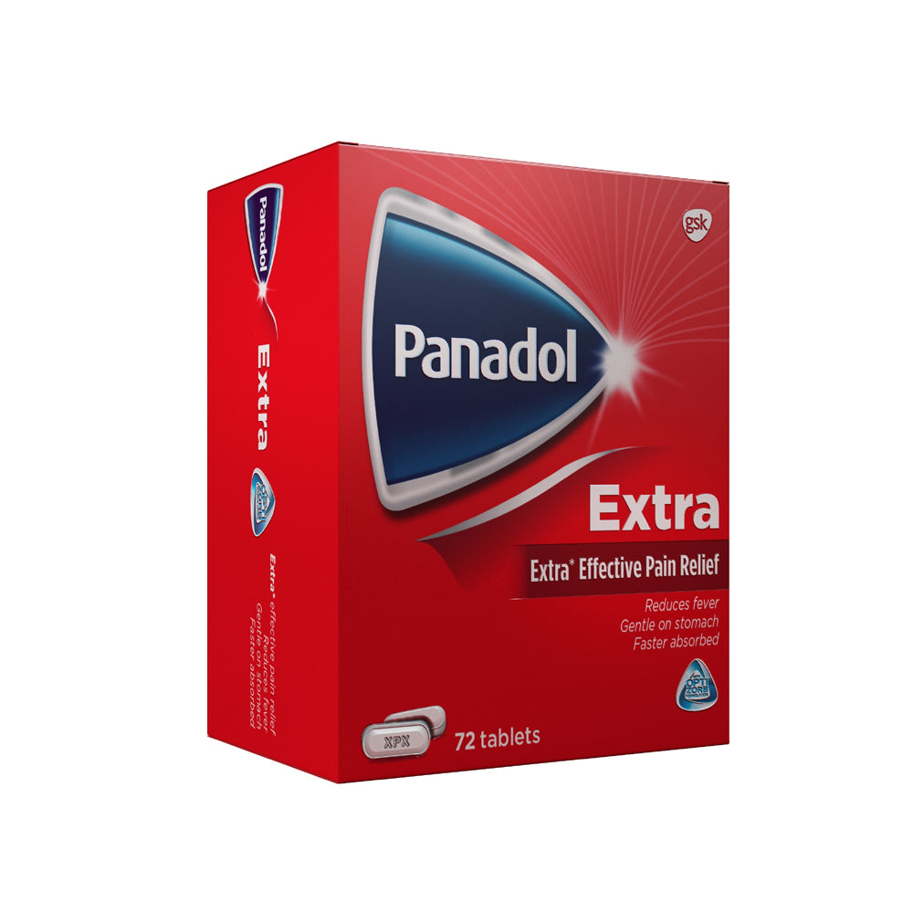 Panadol Extra paracetamol caffeine tablets fast headache relief-health boutique jordan