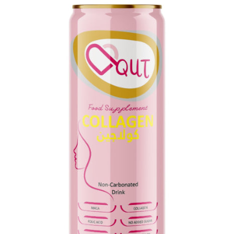 Buy QUT Collagen Drink 250ml at HealthBoutiqueJo.com – premium beauty collagen for glowing skin, hydration & firmness. Fast delivery in Jordan & GCC.