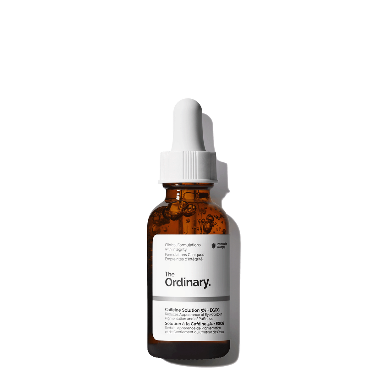 The Ordinary Caffeine 5% + EGCG Depuffing Eye Serum – lightweight formula for dark circles and puffiness, available at HealthBoutiqueJo.com with fast delivery to Jordan and GCC.
