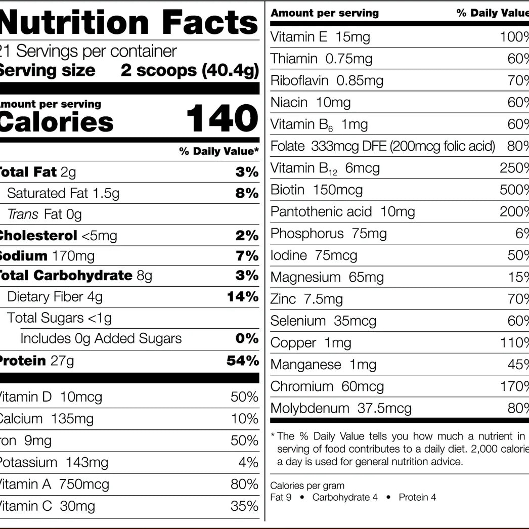Bariatric Fusion Unflavored High Protein Meal Replacement