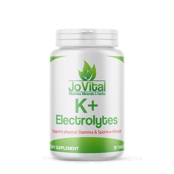 Jovital K+ Electrolyte Hydration Tablets - 30 Count Bottle