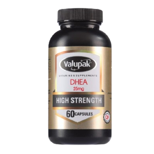 Valupak DHEA 25mg Dietary Supplement - 60 Capsules