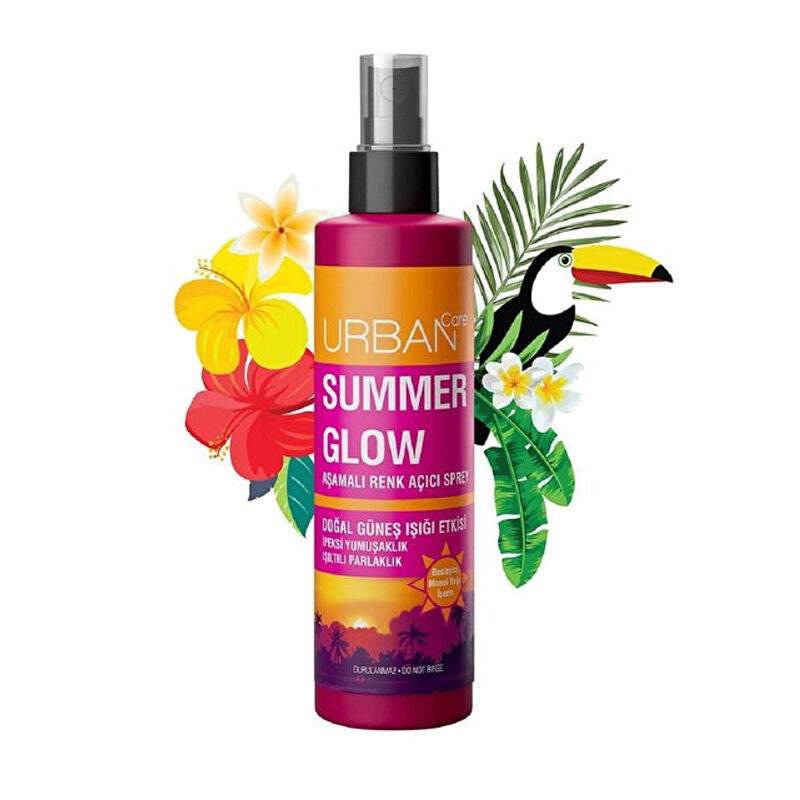 Urban Care Summer Glow Hair Lightening Spray 150ml - Sun-Kissed Highlights