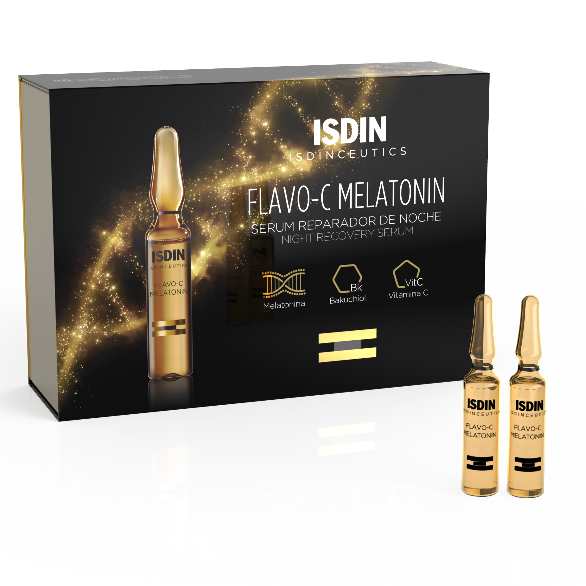 Isdin Flavo C Melatonin Serum 10 Ampoules