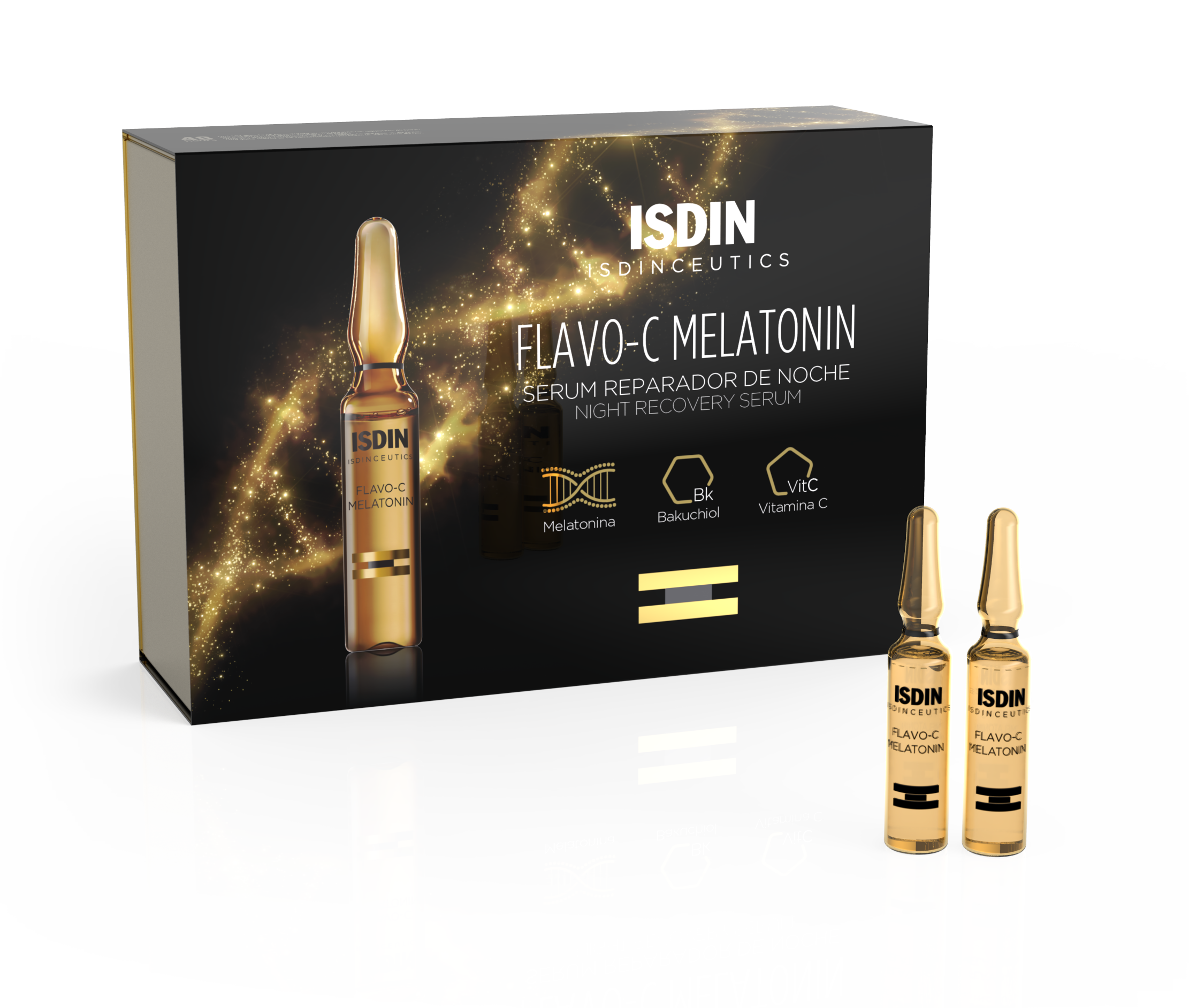 Isdin Flavo C Melatonin Serum 10 Ampoules