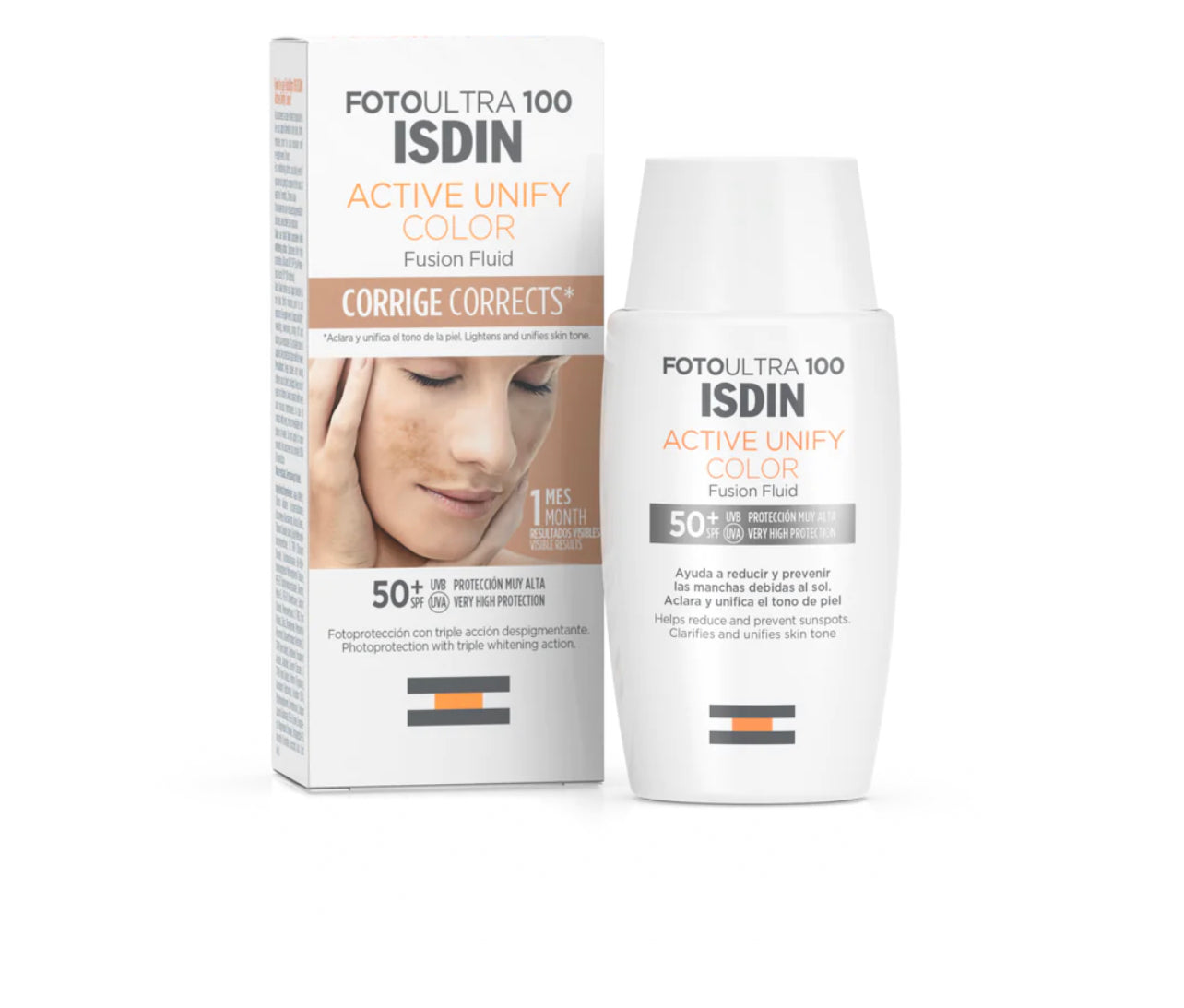 Isdin fotoultra 100 Active Unify SPF50 50ml color Sunblock-HEALTH BOUTIQUE