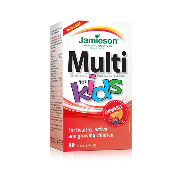 Jamieson MULTI FOR KIDS 60 CHEWABLE TAB buy 1 get 1 free - the health boutique