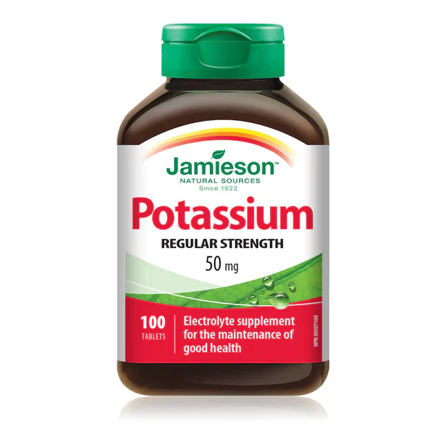 Jamieson POTASSIUM 50 MG - the health boutique