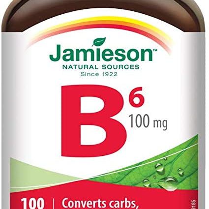 Jamieson VIT B6 25MG 100TAB - the health boutique